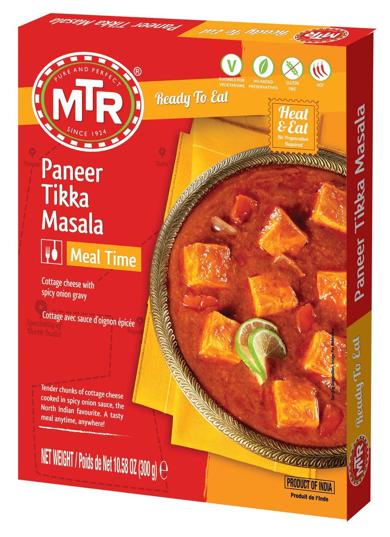 MTR Ready to Eat - Paneer Tikka Masala 10.58oz (300g)