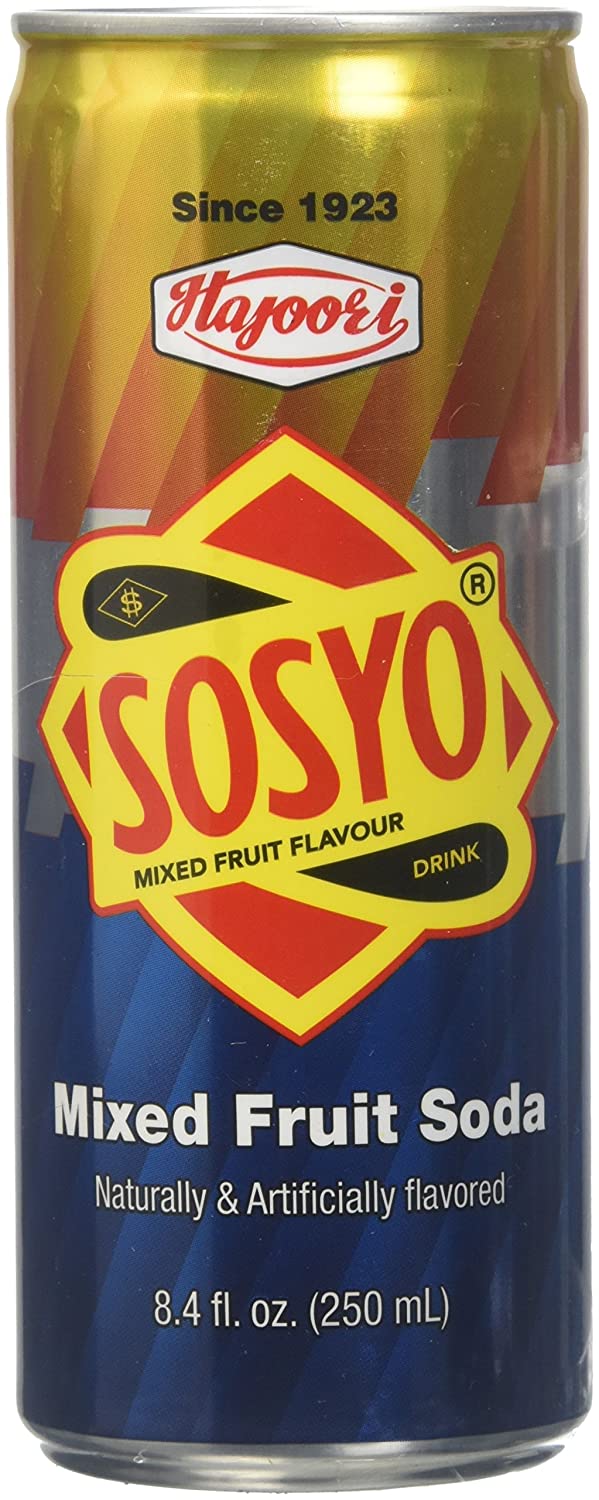 Hajoori Sosyo Mixed Fruit Soda, 250ml