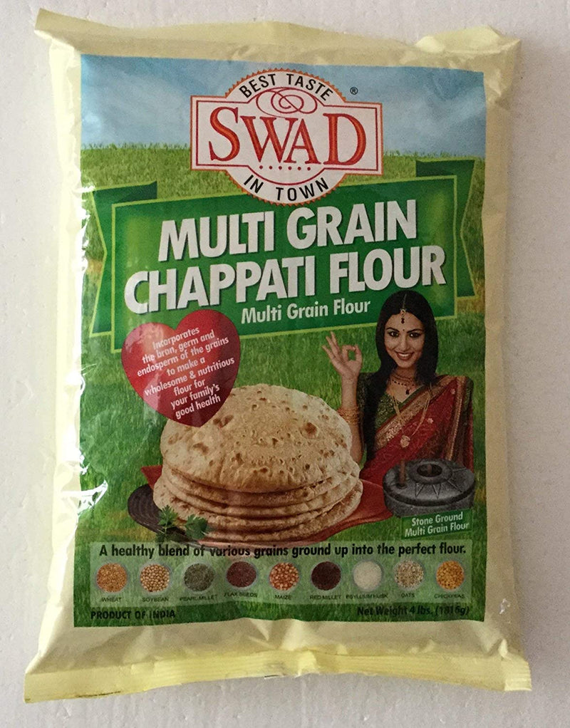 Swad Multi-Grain Chappati Flour - 4 Lbs