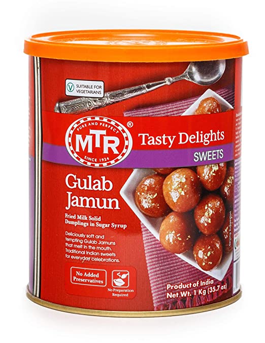 MTR Gulab Jamun Can,1 Kg (35.27oz)