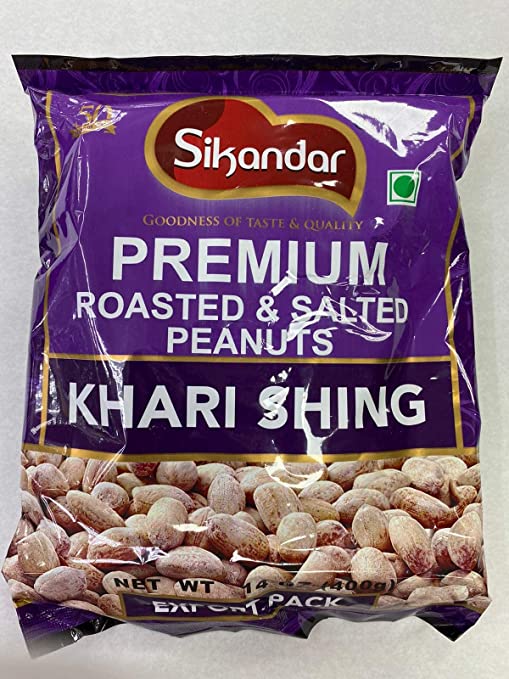 Sikandar Khari Singh with Husk (Roasted & Salted Peanuts), 400g
