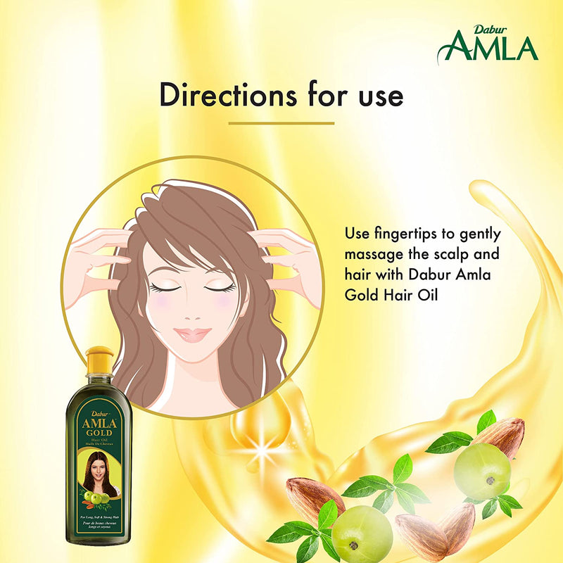 Dabur Amla Gold Hair Oil 300 ml -Hair Oil