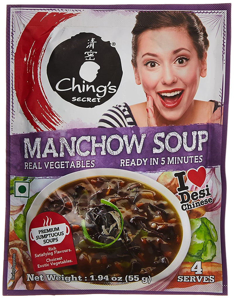 Ching's Instant Manchow Soup, 1.94oz (55g)