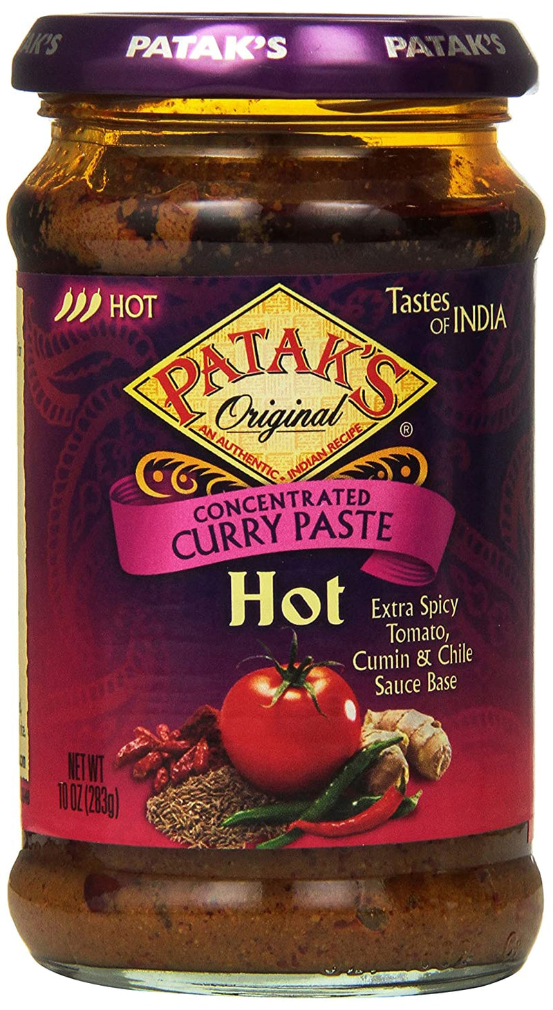 Patak's Hot Curry Paste , (10 Oz)  now available at Gandhi Foods