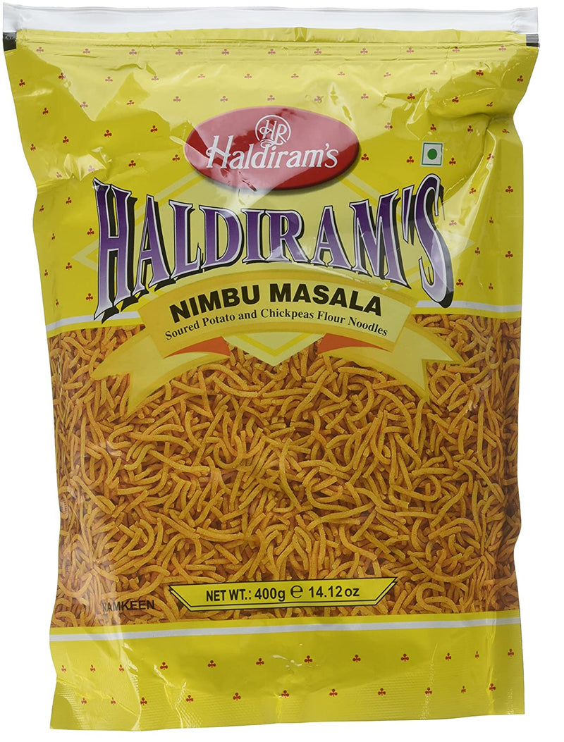 Haldiram's Nimbu Masala (Lemon Flavored Potato Fingers), 14oz (400g)