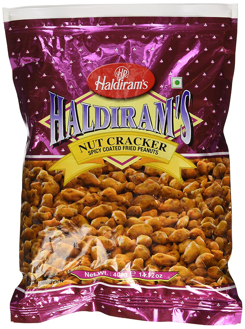 Haldiram's Nut Cracker (Spicy Coated Fried Peanuts), 14oz (400g)