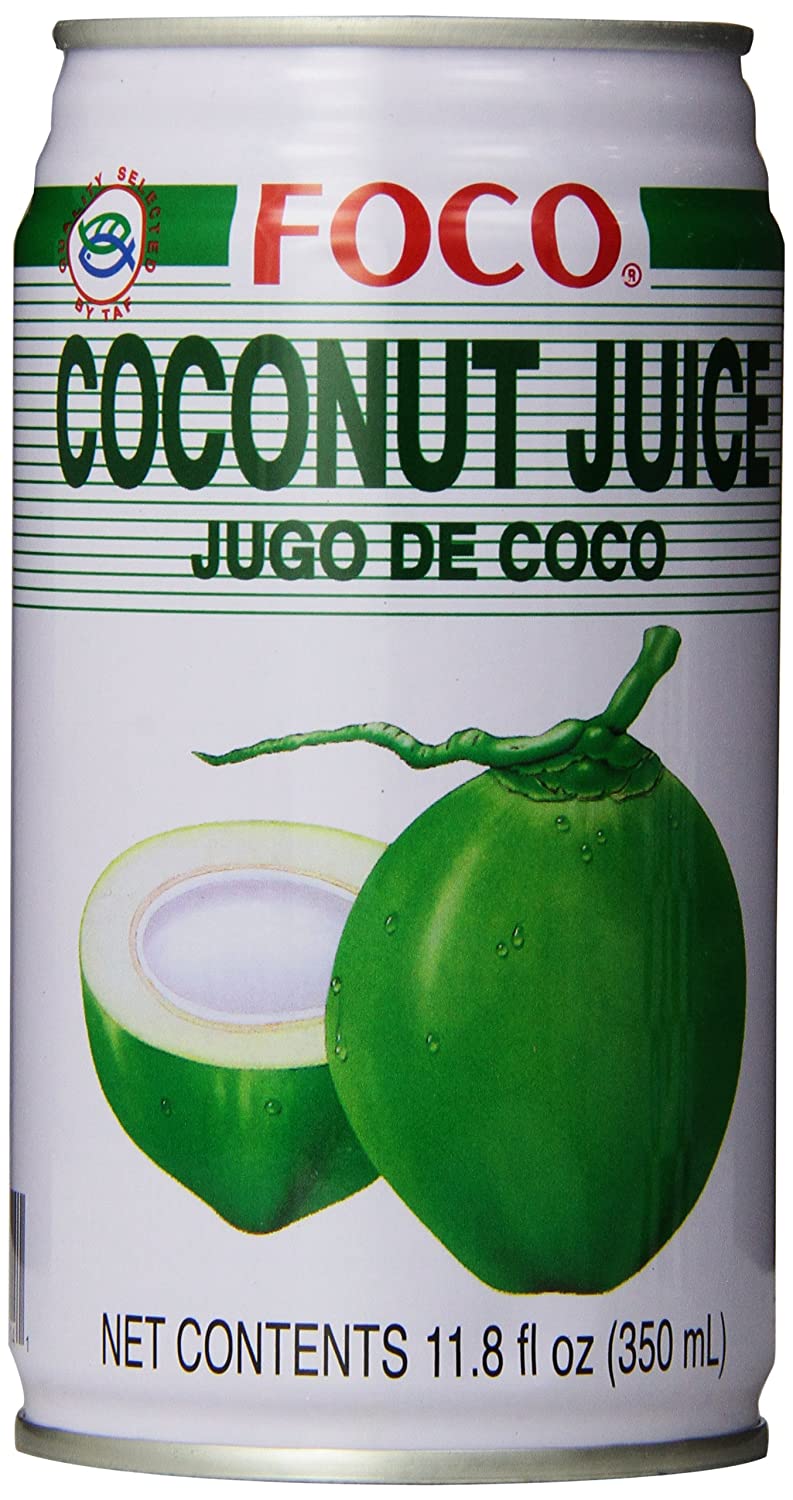 FOCO Coconut Juice with Pulp, 11.8 Fl Oz