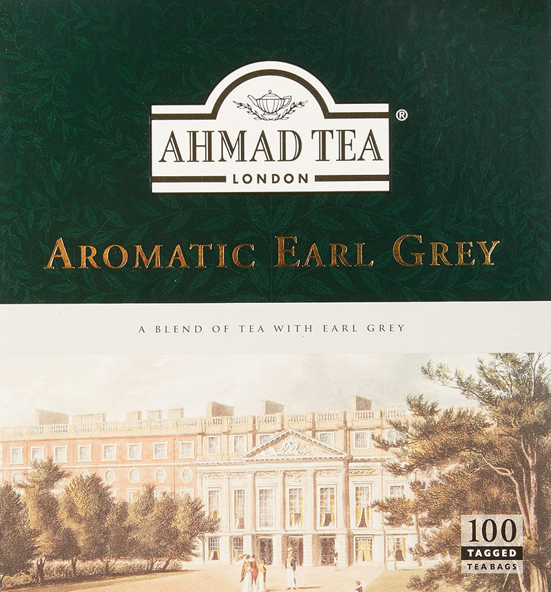 Ahmad Tea Aromatic Earl Grey, 100 Count