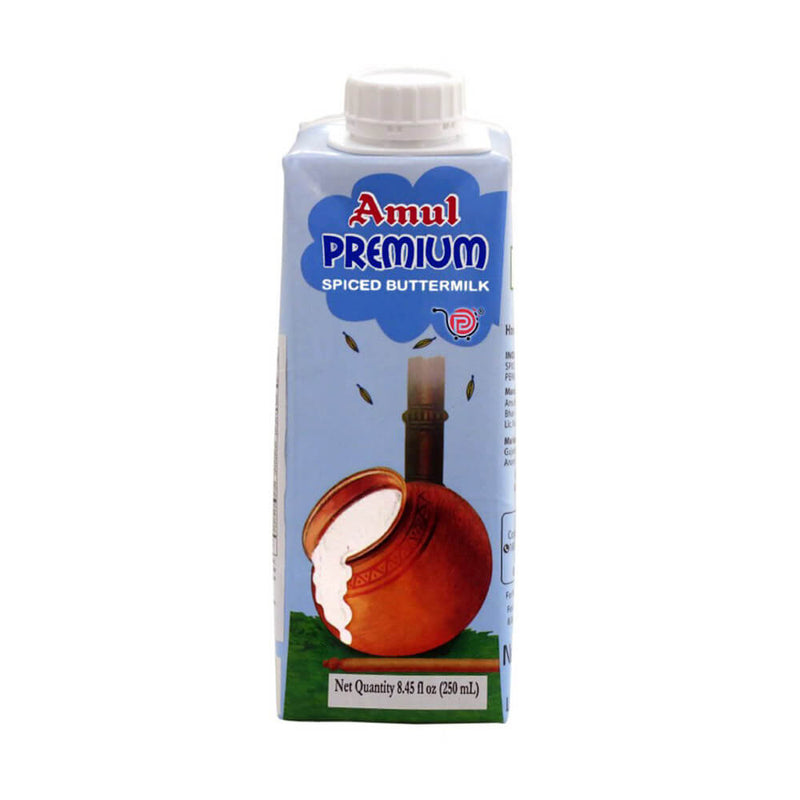 Amul Premium Spiced Buttermilk Milk Drink, 250ml