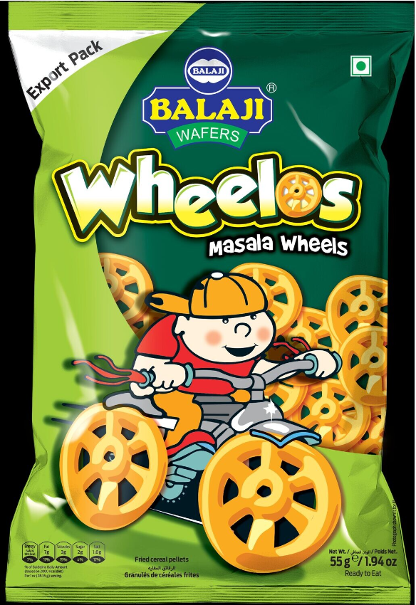 Balaji Namkeen Wheels 45g