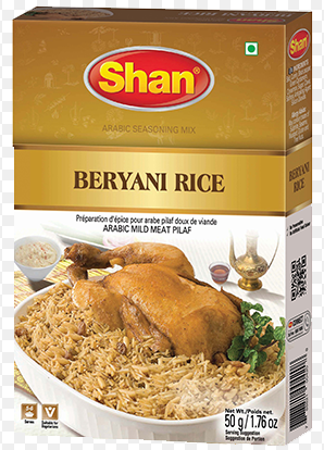 Shan Beryani Rice Arabic Seasoning Mix 2.11 oz (60g)