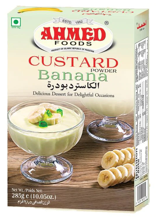 Ahmed Custard Powder - Banana Flavor 285g