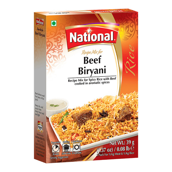 National Beef Biryani Recipe Mix 1.37 oz (39g)