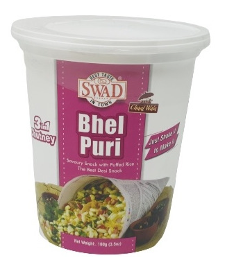 Swad Instant Bhel Puri Cup 3.5oz  (100g)