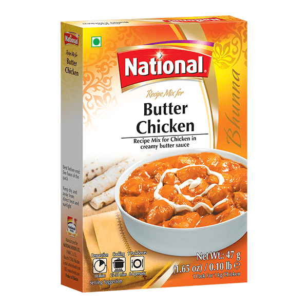 National Butter Chicken Recipe Mix 1.65 oz (47g)
