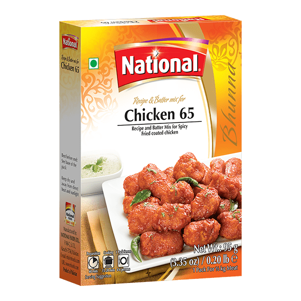 National Chicken 65 Recipe & Batter Mix 3.35 oz (95g)
