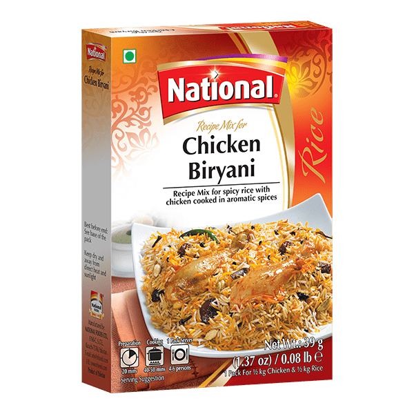 National Chicken Biryani Recipe Mix 1.37 oz (39g)