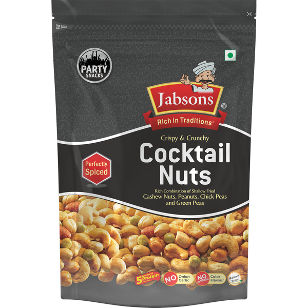 Jabsons Namkeen Cocktail Nuts, 120g