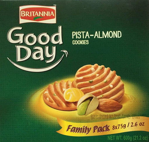 Britannia Good day Pista Almond Cookies Family Pack 21.2oz