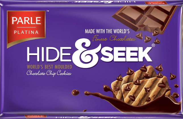 Parle Hide & Seek Chocolate Chip Cookies - 11.64oz (330g), (Pack of 4)