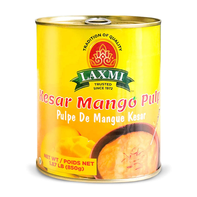 Laxmi Kesar Canned Mango Pulp - 850gm