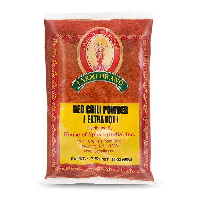 Laxmi Red Chilli Powder (Xtra Hot) - 14oz (400g)