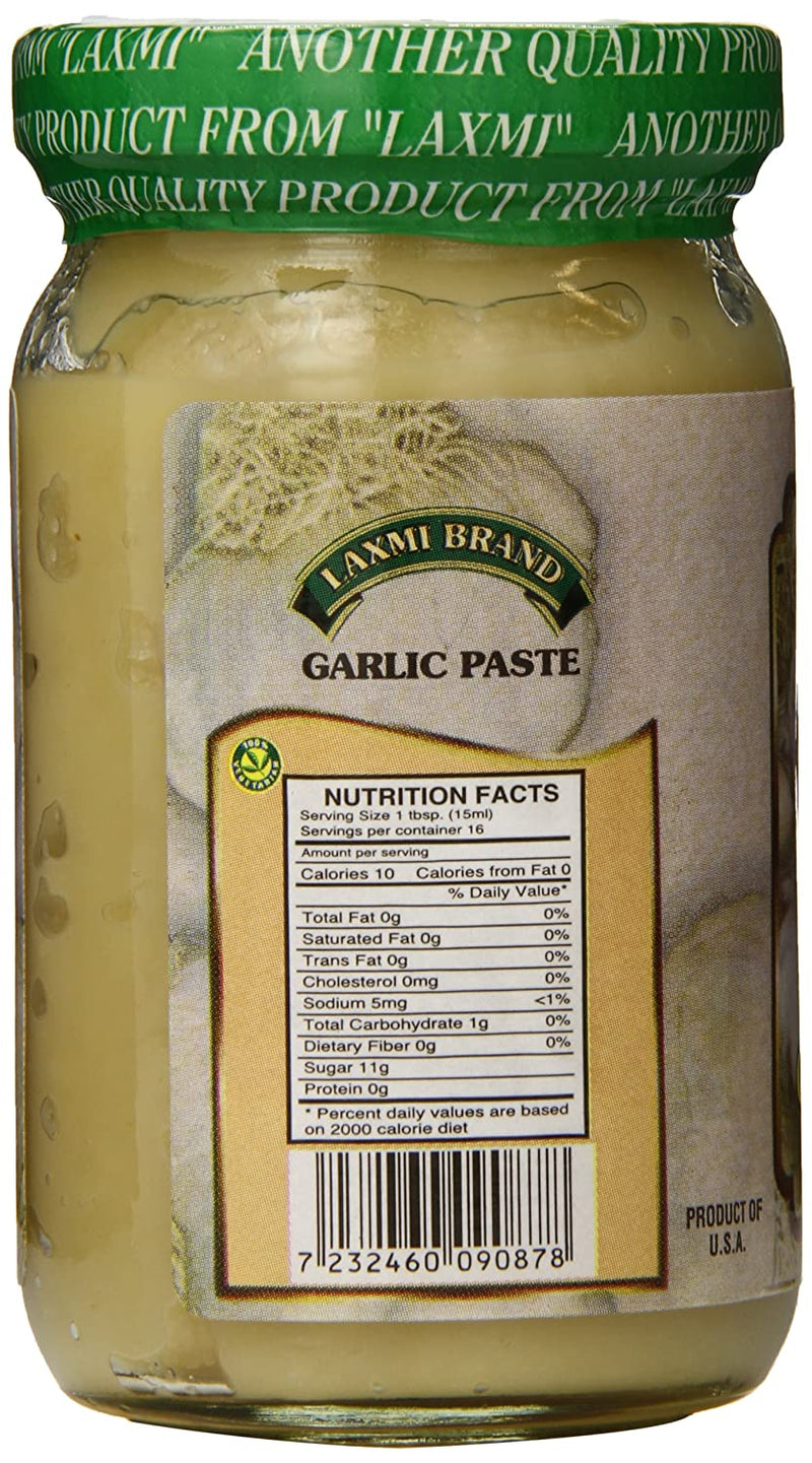 Laxmi Garlic Cooking Paste, 8 Ounces