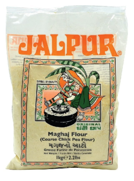 Jalpur Maghaj Flour (Coarse Chick Pea Flour) 2.2lbs (1kg)