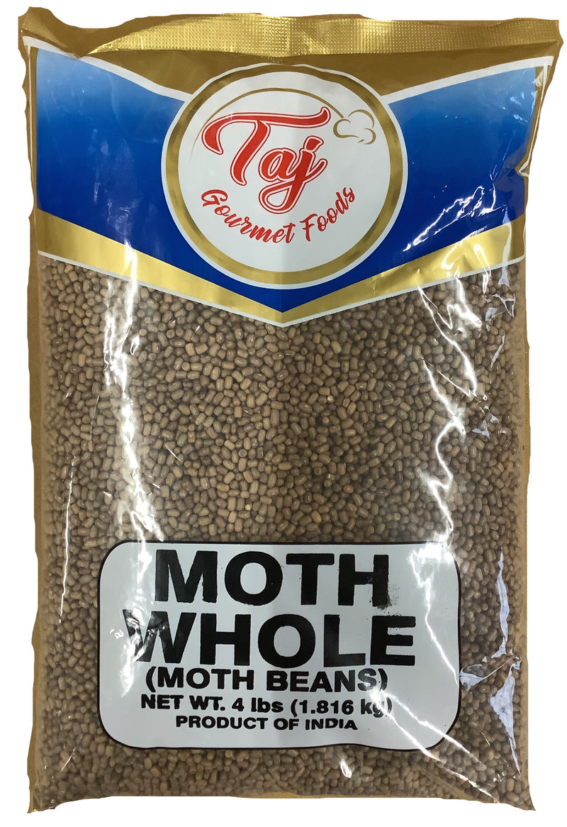 TAJ Moth Whole, Moth Beans, 4-Pounds