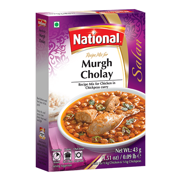 National  Murgh Cholay Recipe Mix 1.51 oz (43g)