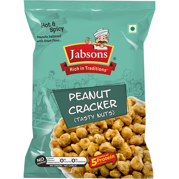 Jabsons Namkeen Peanut Cracker, 140g