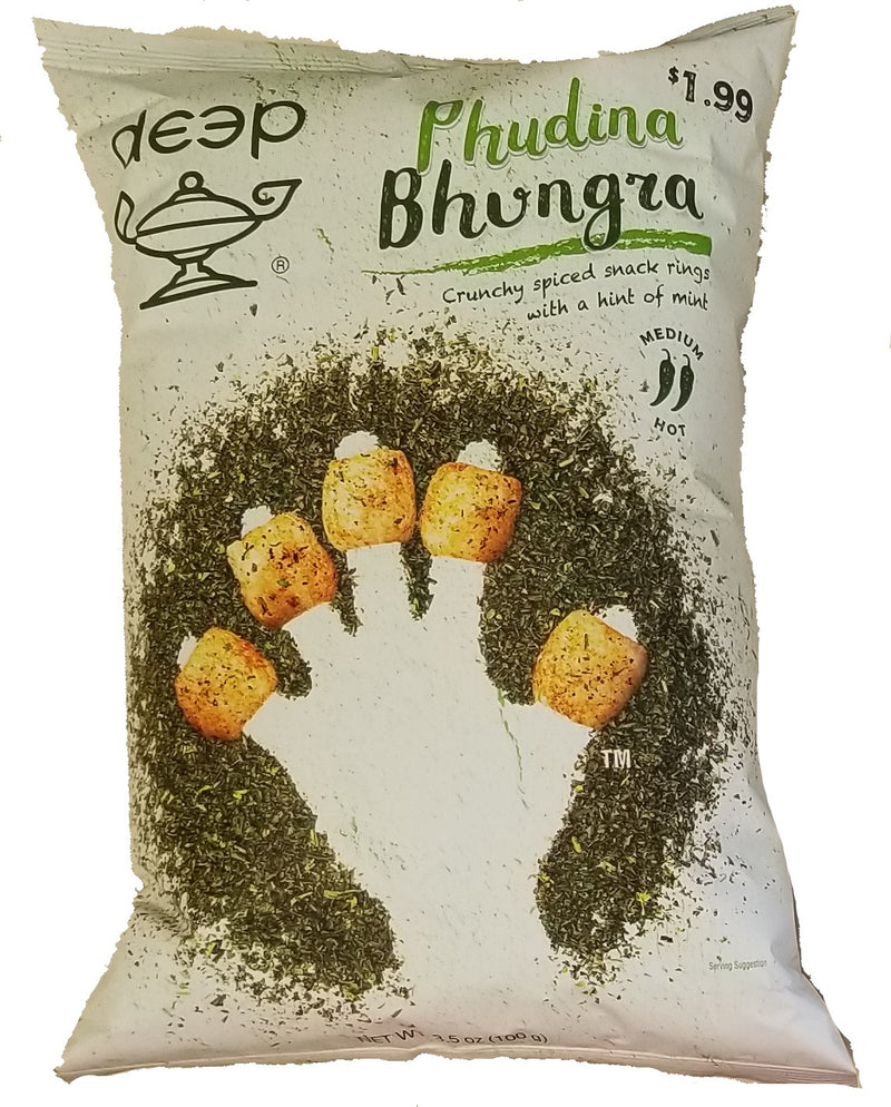 Deep Pudina Bhungra, (mint), Vegan Snack, 3.5oz