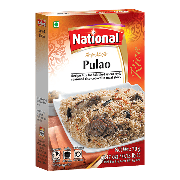 National Pulao Recipe Mix 2.47 oz (70g)