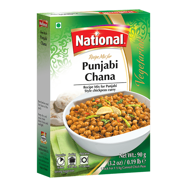 National  Punjabi Chana Recipe Mix 3.20 oz (90g)