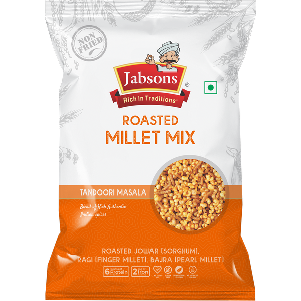 Jabsons Namkeen Roasted Millet Mix, 140g