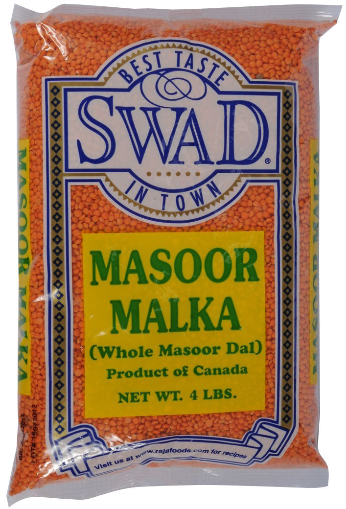 Swad Masoor Malka Dal (Whole Masoor Dal), 4-Pounds