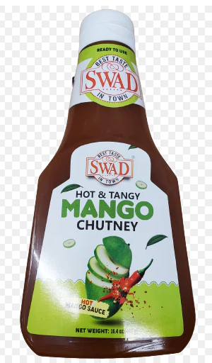 Swad Hot & Tangy Mango Chutney 465g (16.4oz)