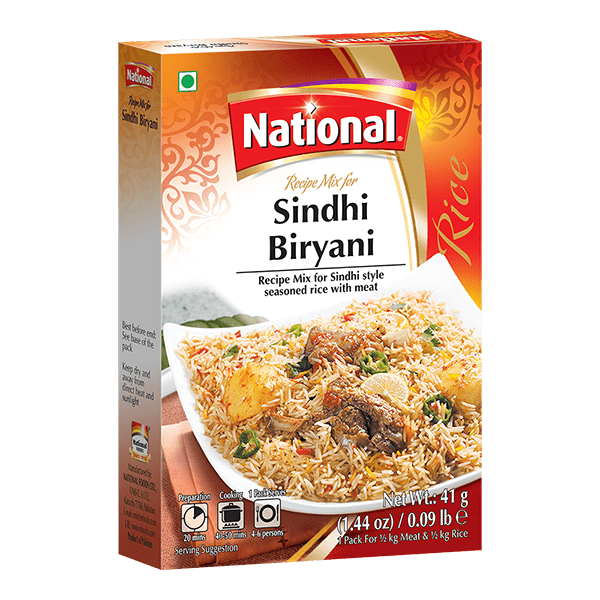 National Sindhi Biryani Masala Recipe Mix 1.44 oz (41g)