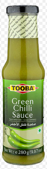 Tooba Green Chilli Sauce 280g (9.87oz)
