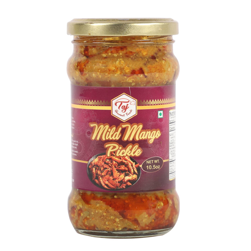 TAJ Mild Mango Pickle, (Mild Mango Achar), 300g (10.5oz)