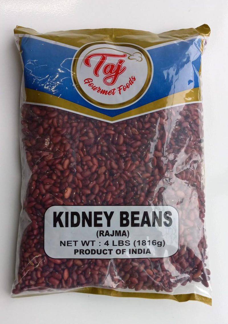 TAJ Kidney Beans, Rajma  4-Pounds