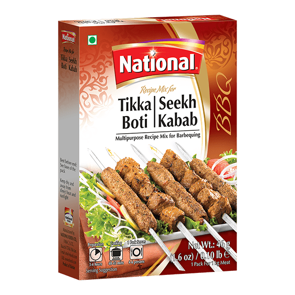 National Tikka Boti Seekh Kabab 46g