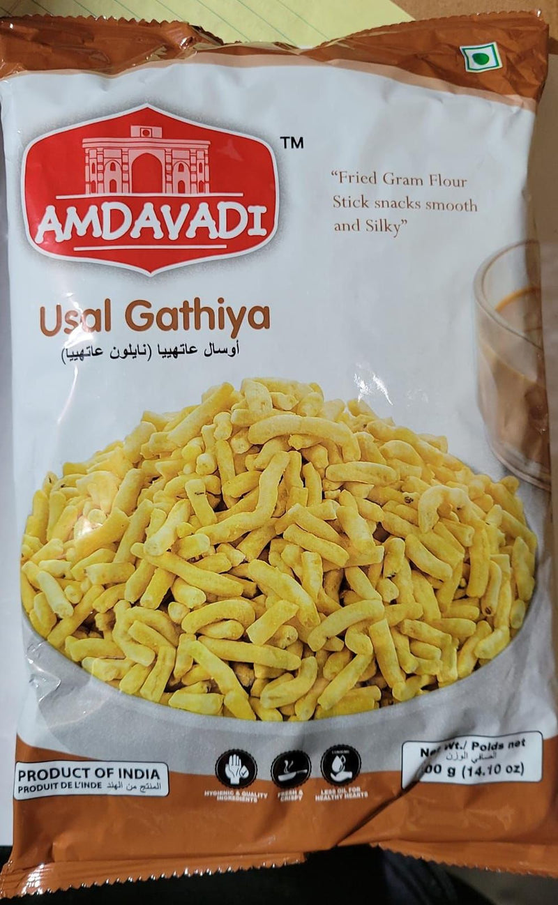 Amdavadi Snacks Usal Gathiya, 400g