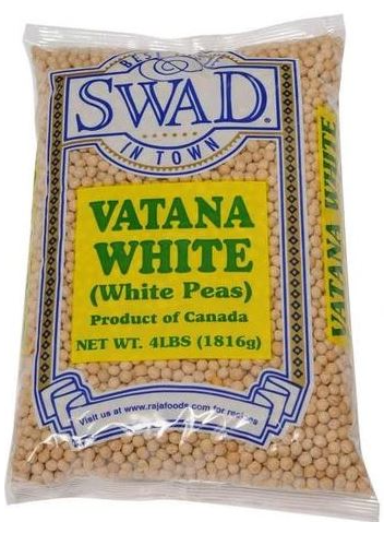 Swad Vatana White  (White Peas)  4 lbs