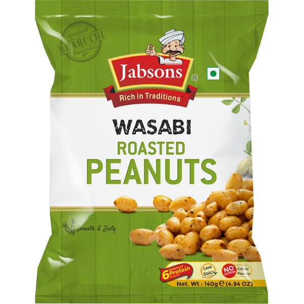 Jabsons Namkeen Peanut Wasabi, 140g
