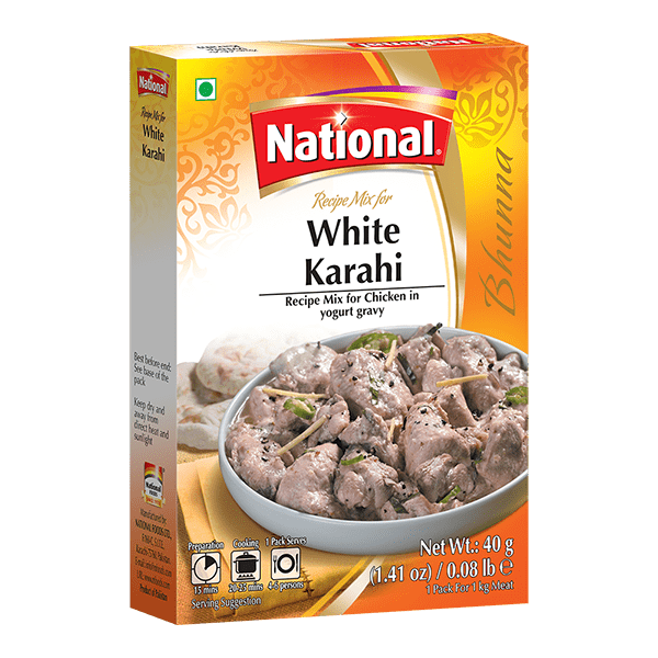 National  White Karahi Recipe Mix 1.41 oz (40g)