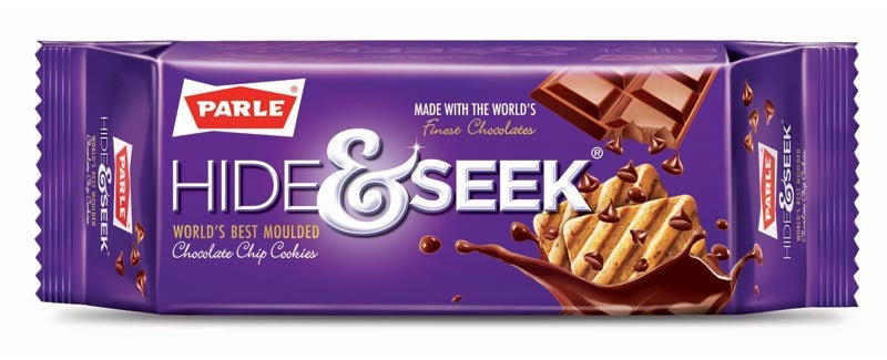 Parle Hide & Seek Chocolate Chip Cookies - 2.90oz (82.5g), (Pack of 1)