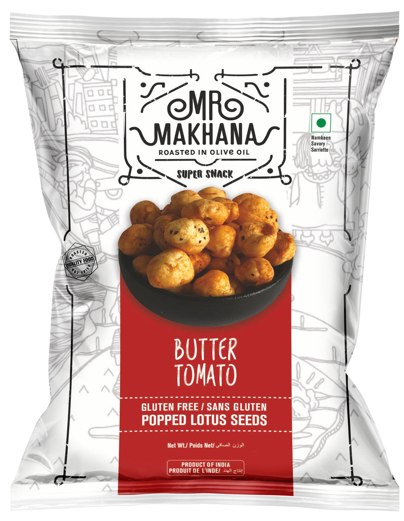 MR. Makhana Butter Tomato - Flavored Makhana, 1 Pack