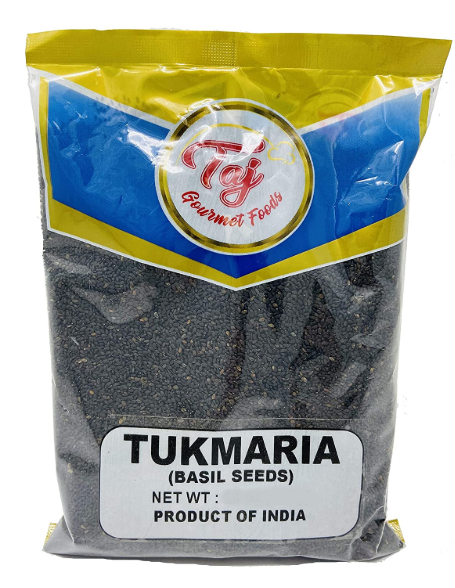 TAJ Tukmaria Seed (Sweet Basil Seeds, Tulsi Seeds