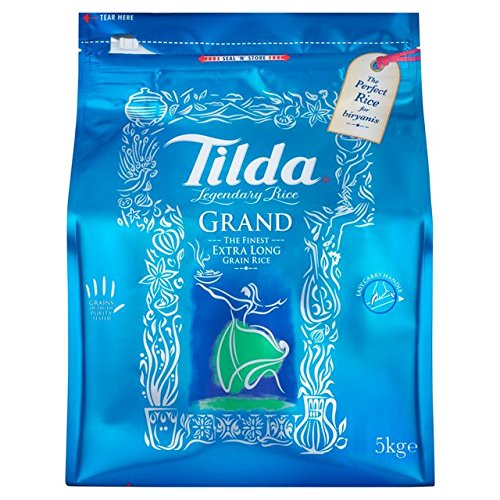 Tilda Grand Finest Extra Long Grain Basmati Rice, 10-Pounds